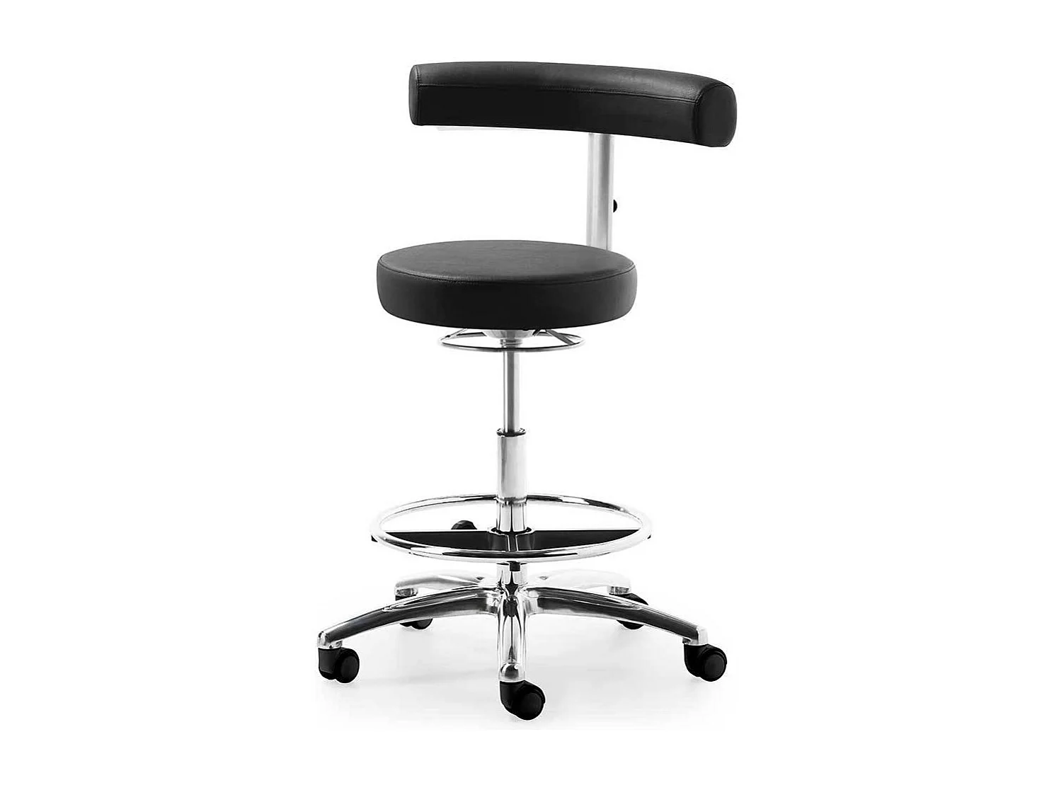 Drehstuhl mit Armablage in modernem Design Gasdruck höhenverstellbar