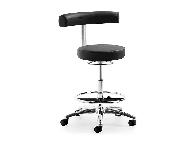 Drehstuhl mit Armablage in modernem Design Gasdruck höhenverstellbar