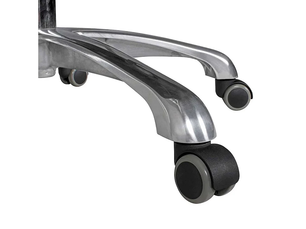 Bürodrehstuhl mit hoher Lehne Schwarz Kunstleder