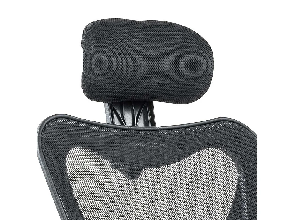 Bürosessel in Schwarz Lendenwirbelstütze