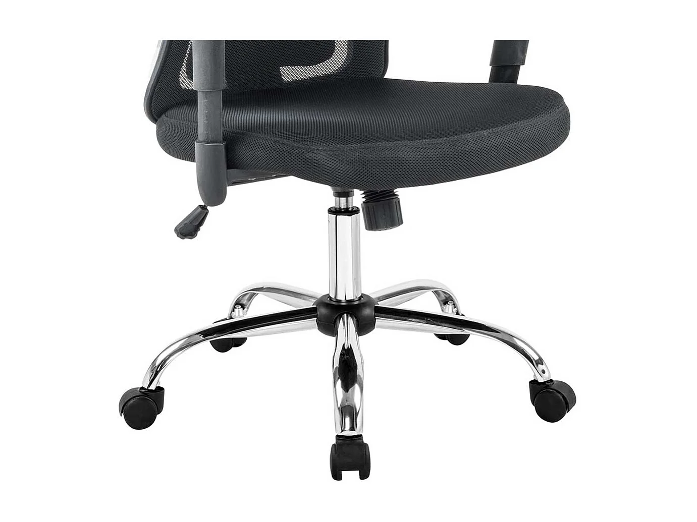 Bürosessel in Schwarz Lendenwirbelstütze