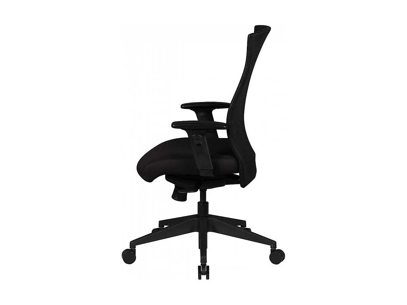 Computerstuhl in Schwarz Lendenwirbelstütze