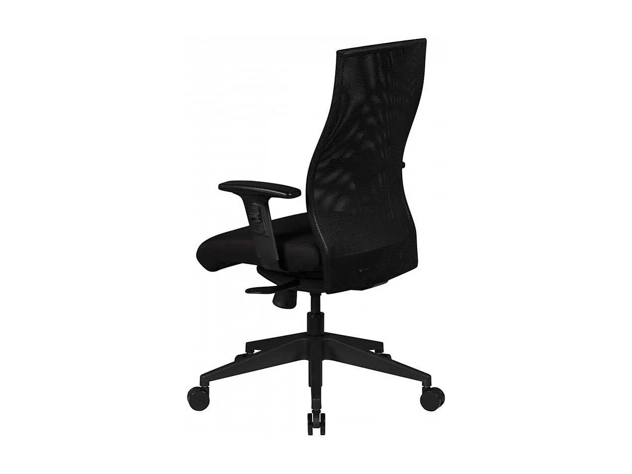 Computerstuhl in Schwarz Lendenwirbelstütze