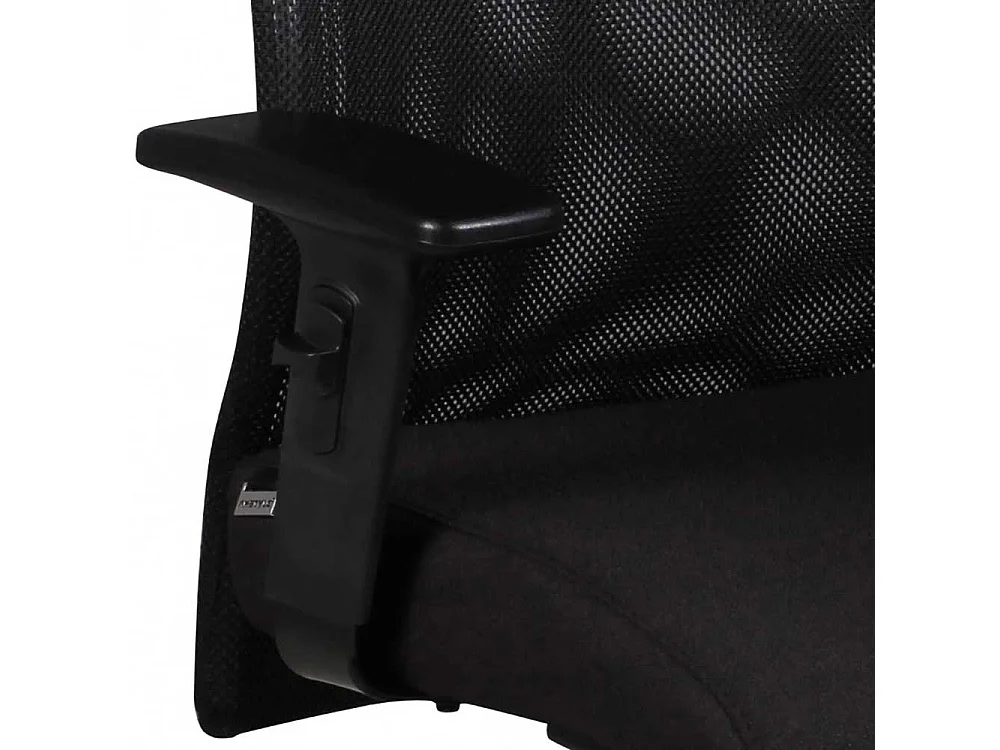 Computerstuhl in Schwarz Lendenwirbelstütze