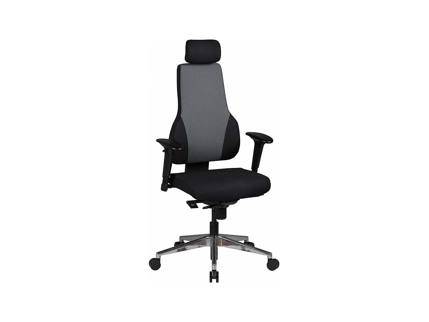 Schreibtischdrehstuhl mit verstellbaren Armlehnen Kopfstütze