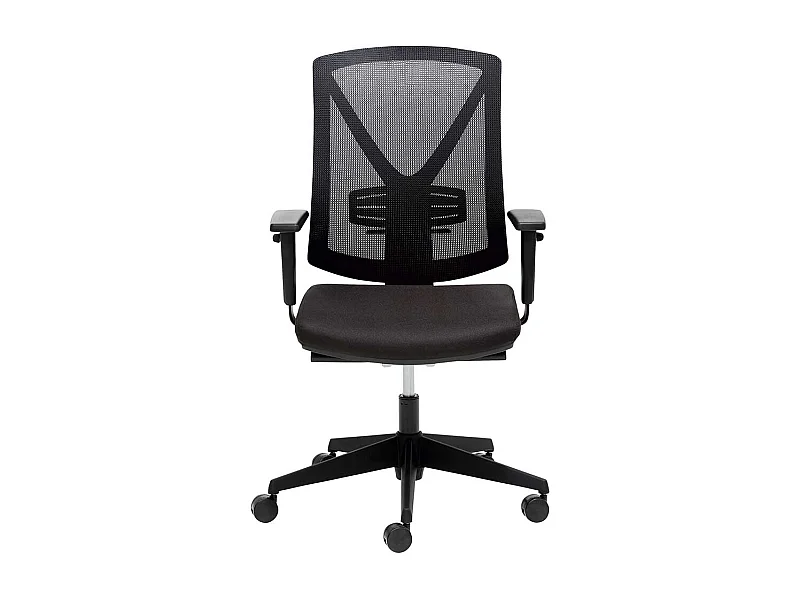 Schreibtischdrehstuhl mit Netzrücken höhenverstellbarem Sitz