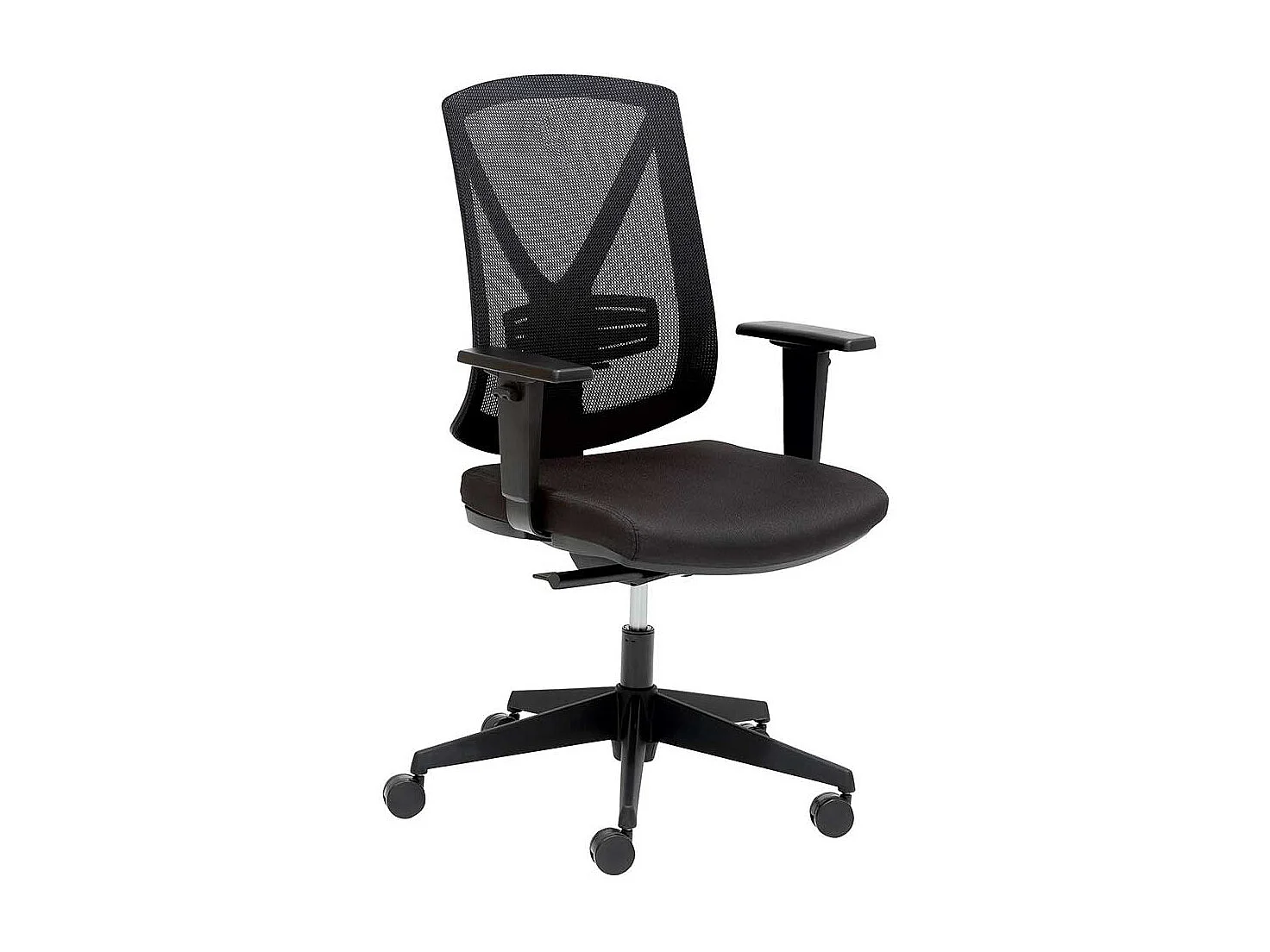 Schreibtischdrehstuhl mit Netzrücken höhenverstellbarem Sitz