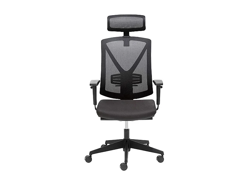 Ergonomischebürostuhl mit höhenverstellbarem Sitz schwarz