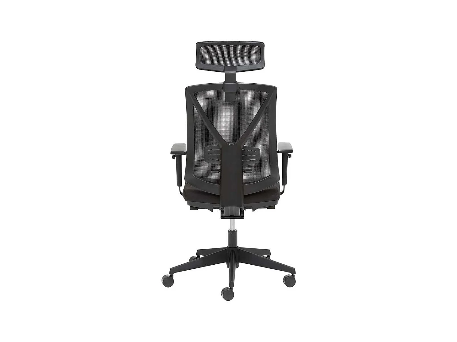 Ergonomischebürostuhl mit höhenverstellbarem Sitz schwarz