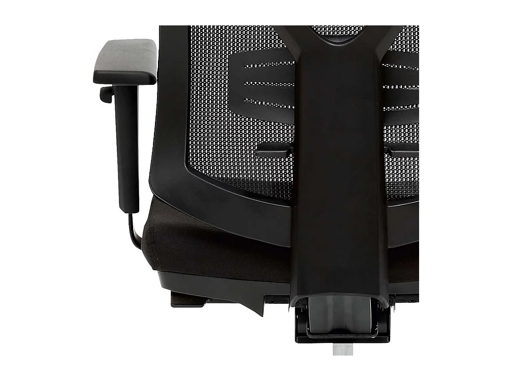 Ergonomischebürostuhl mit höhenverstellbarem Sitz schwarz