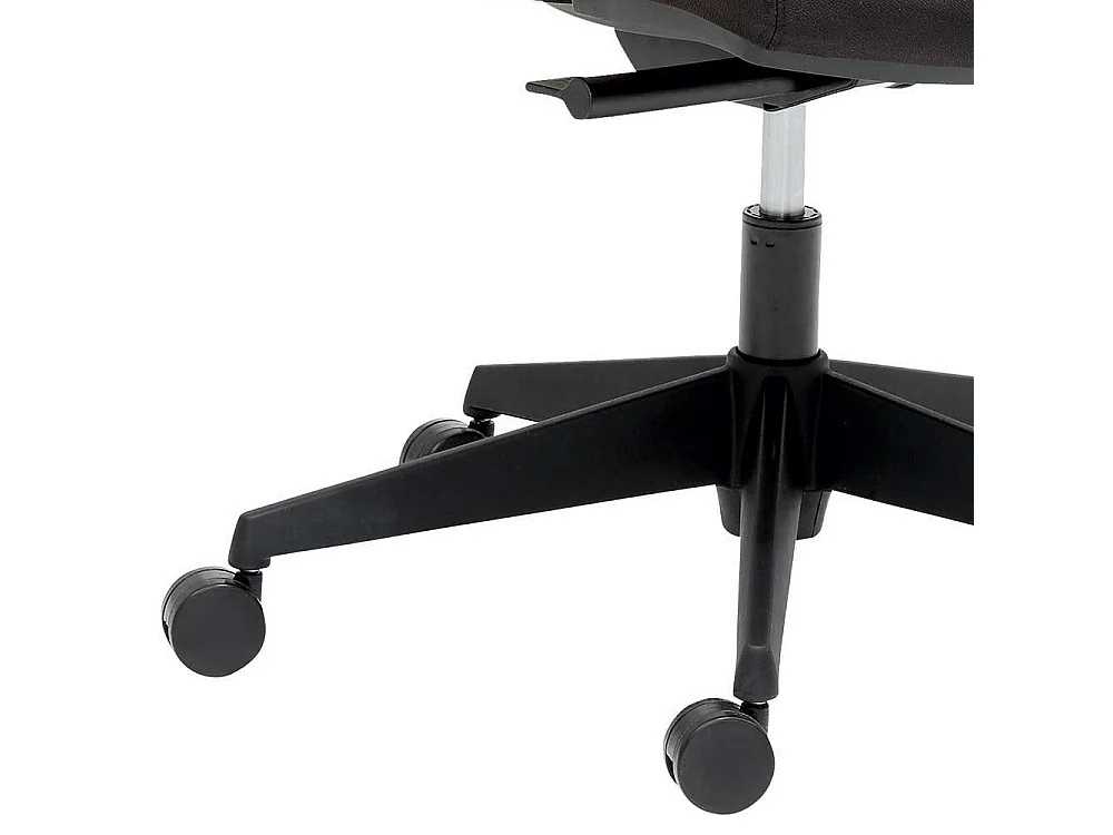 Ergonomischebürostuhl mit höhenverstellbarem Sitz schwarz