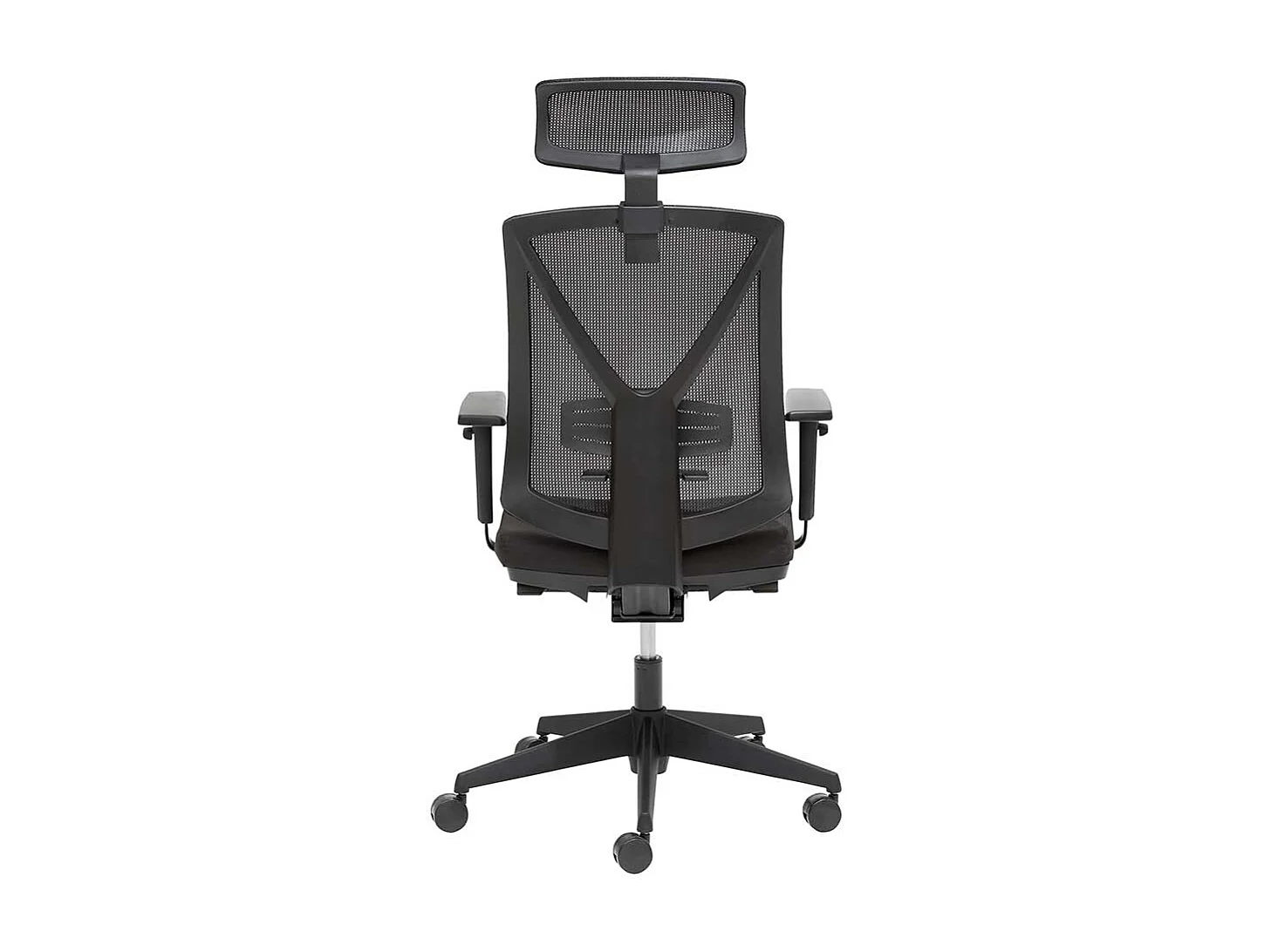 Ergonomischebürostuhl mit höhenverstellbarem Sitz schwarz