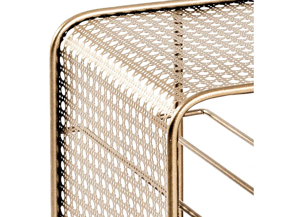 Weinflaschenständer in Metall Goldfarben 12 Flaschen