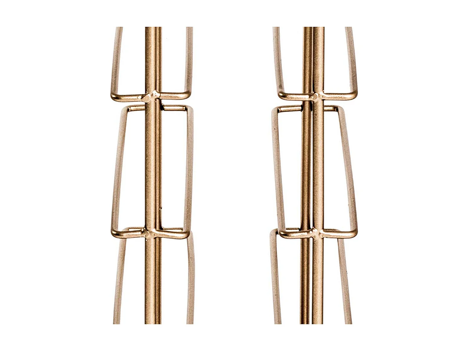 Weinflaschenständer in Metall Goldfarben 12 Flaschen