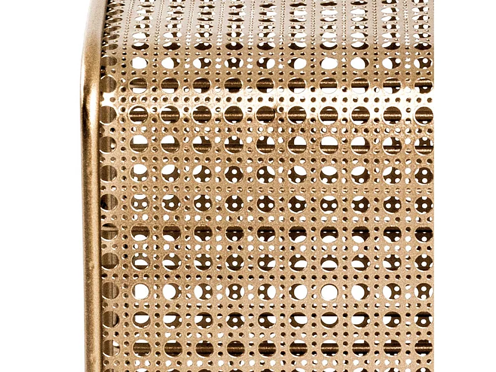 Weinflaschenständer in Metall Goldfarben 12 Flaschen