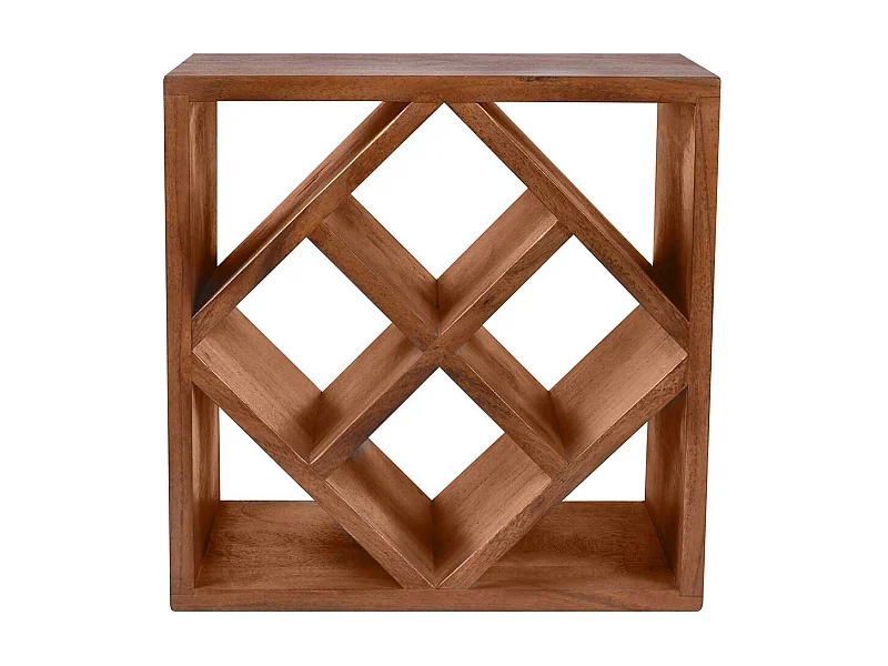 Weinflaschenhalter aus Akazie Massivholz rustikalen Landhausstil