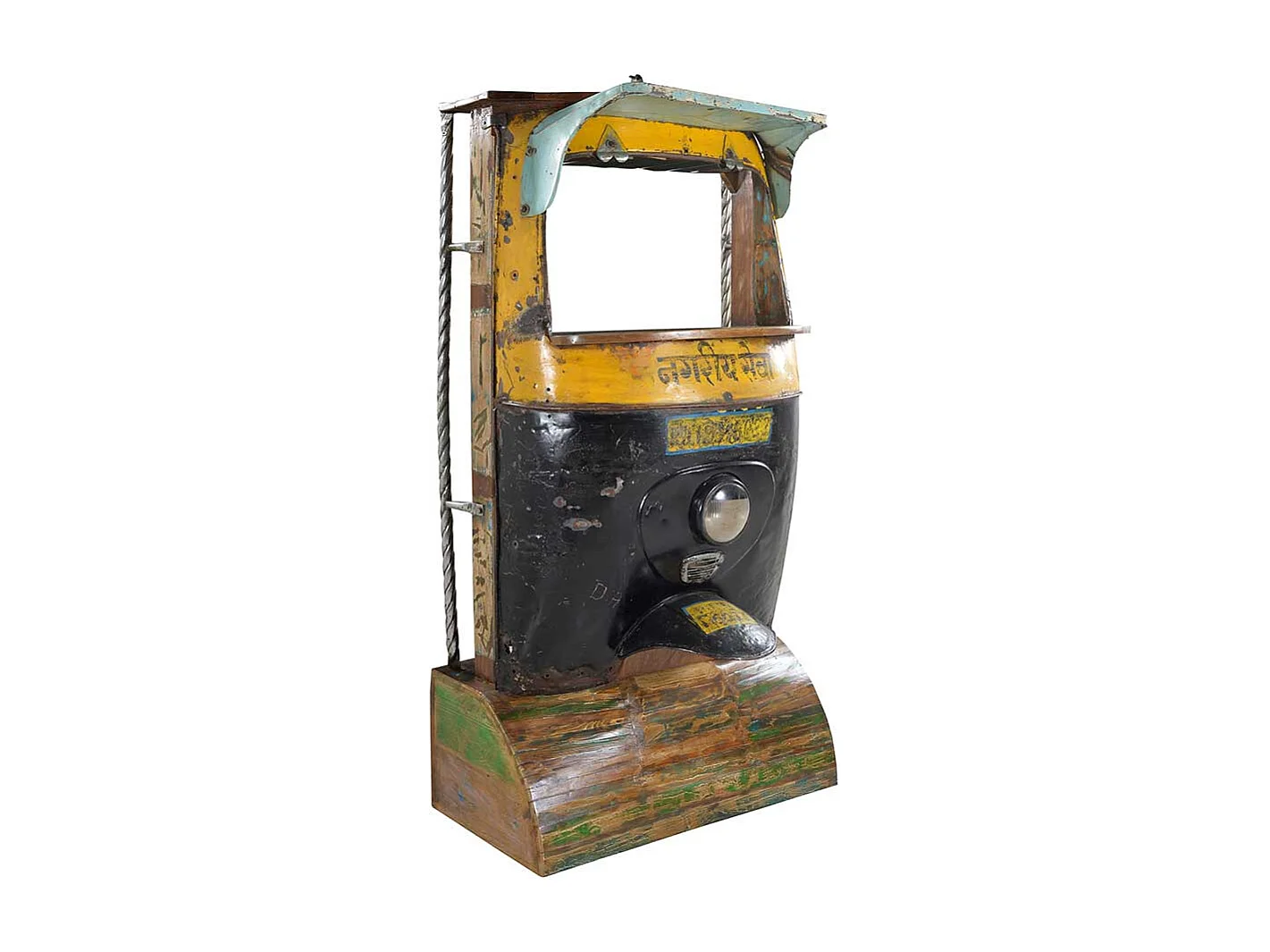 Weinregal im Loft Style Bunt