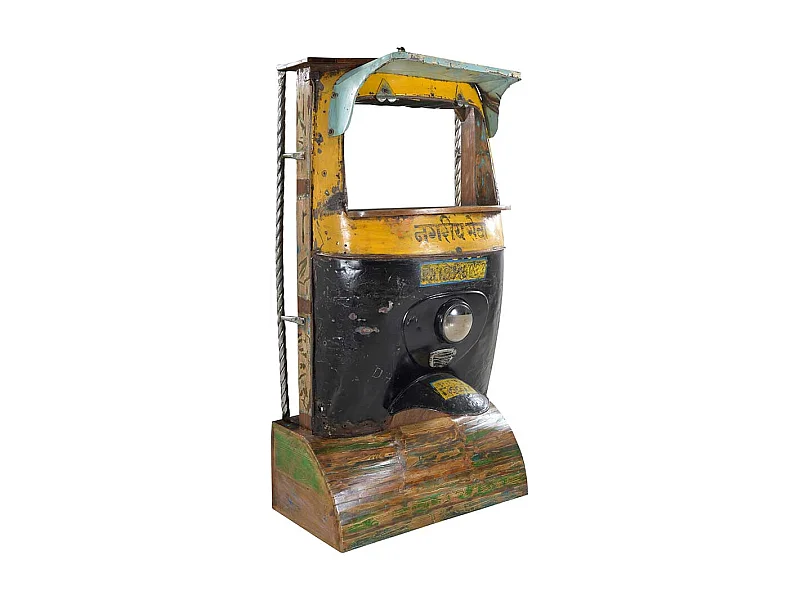 Weinregal im Loft Style Bunt