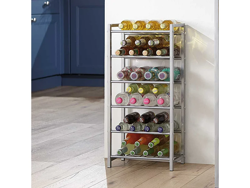 Regal für Flaschen Stahl
