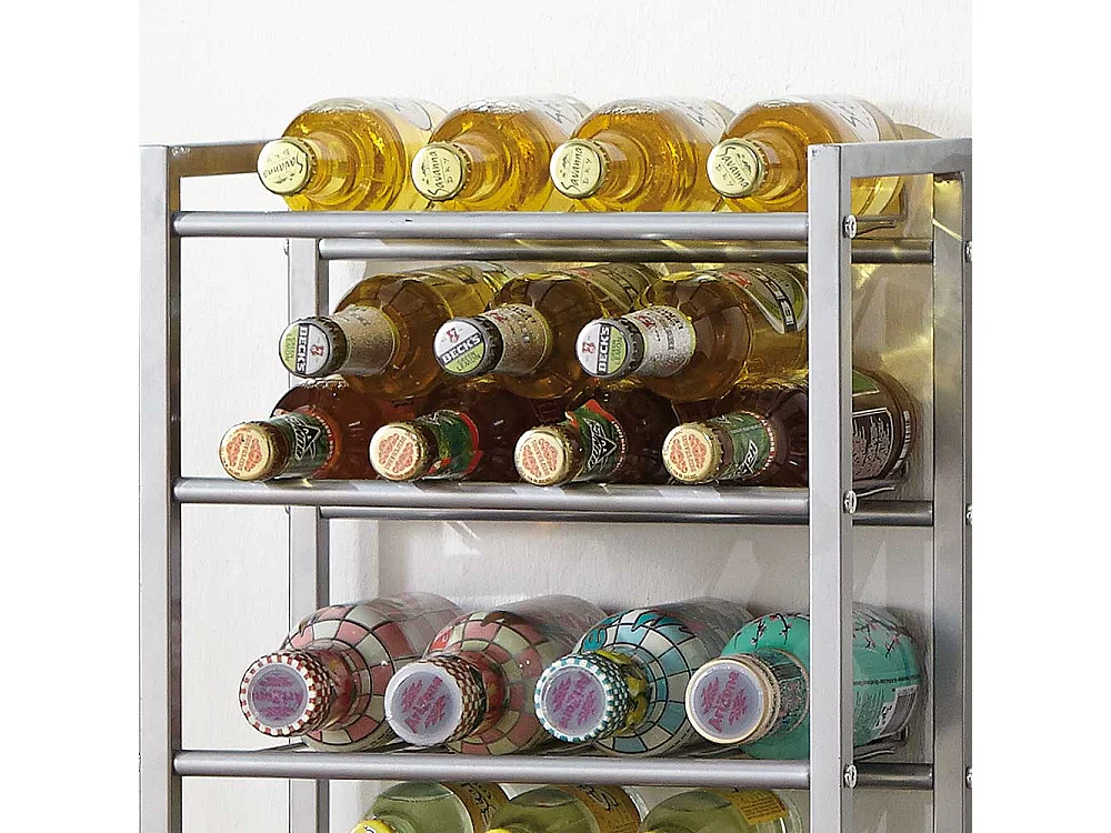 Regal für Flaschen Stahl