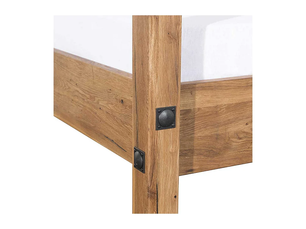 Massivholz Himmelbett aus Eiche geölt Landhaus