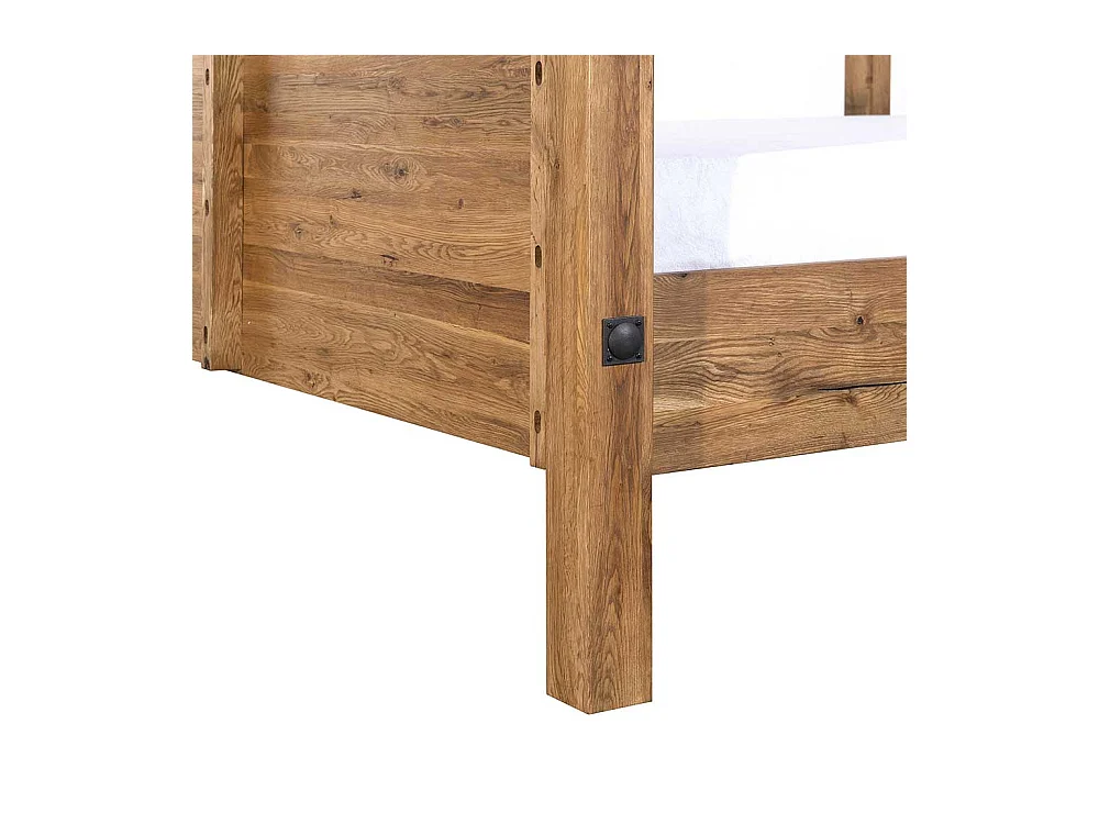 Massivholz Himmelbett aus Eiche geölt Landhaus