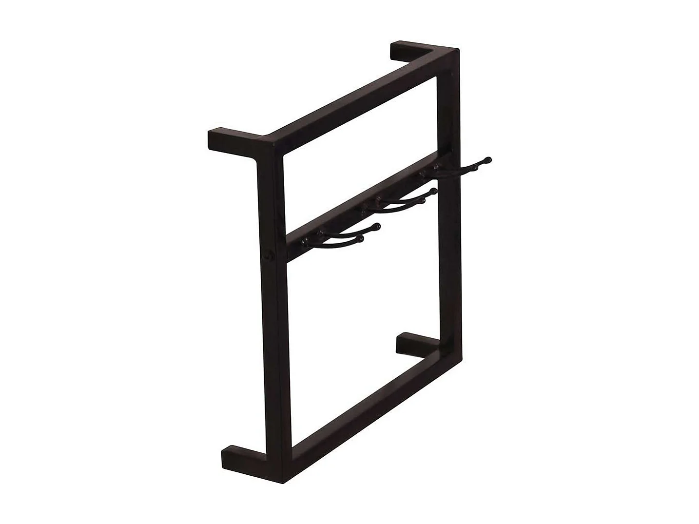 Flaschen und Gläser Regale aus Metall Industrie und Loft Stil (zweiteilig)