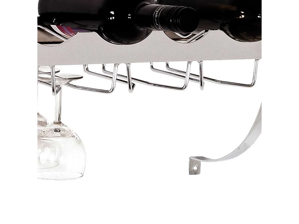 Weinregal für Flaschen und Gläser