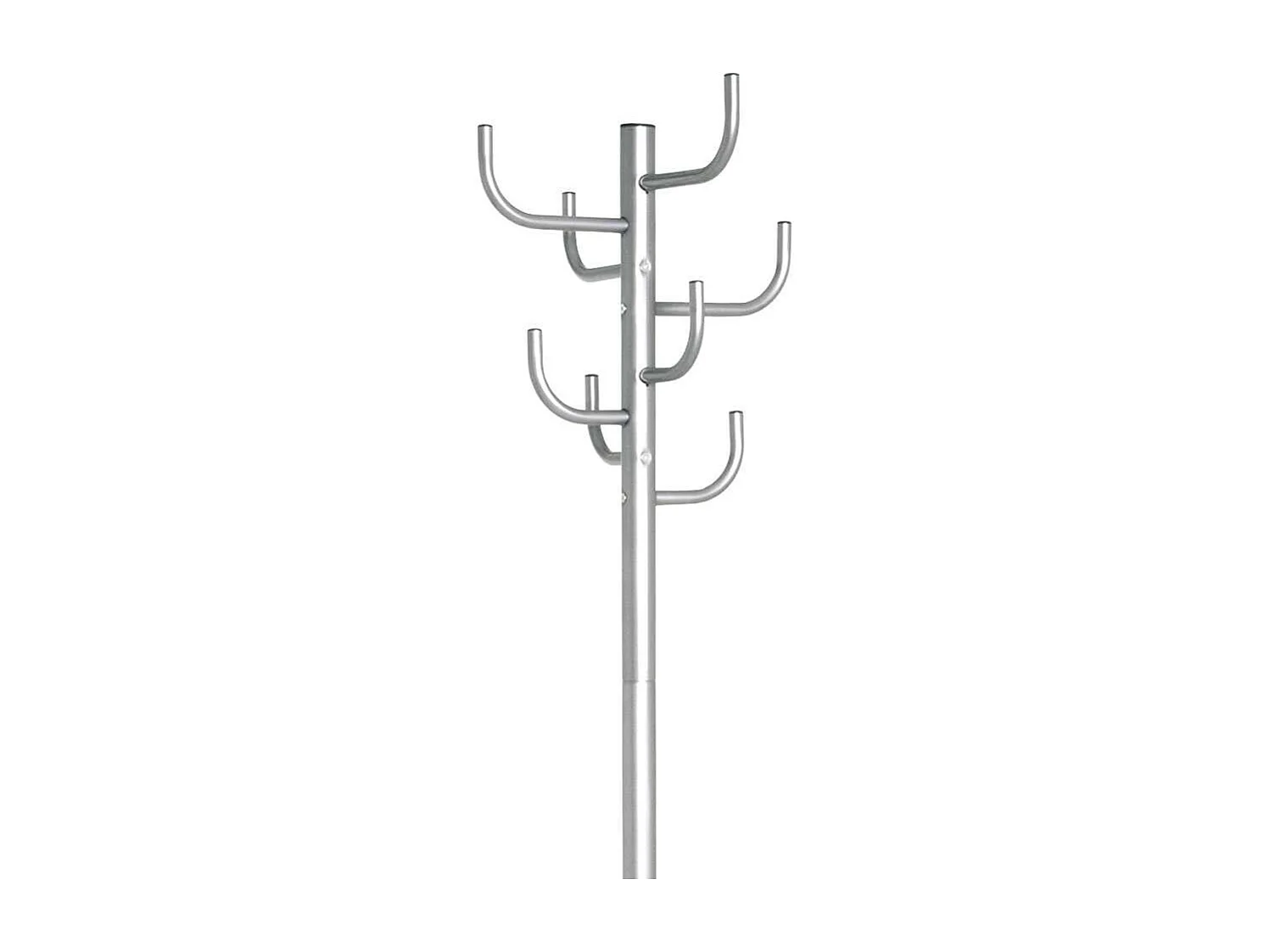 Kleiderständer in Silberfarben 180 cm hoch