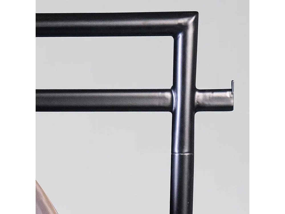 Standgarderobe in Wildeichefarben Schwarz