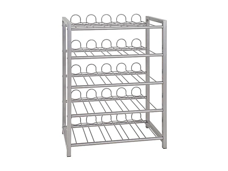 Flaschenregal aus Stahl für Küche