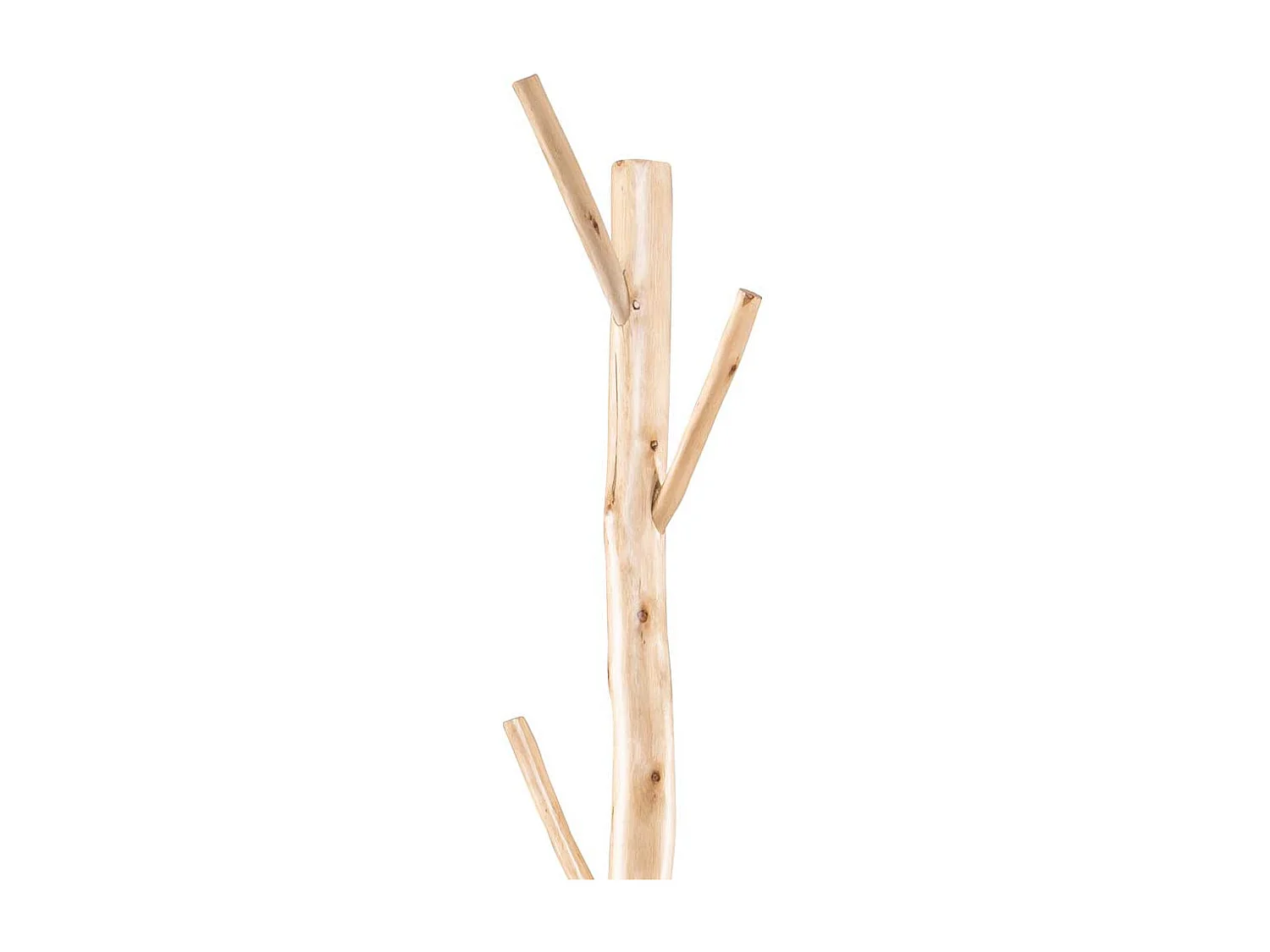 Standgarderobe Kleiderständer in Naturfarben und Schwarz