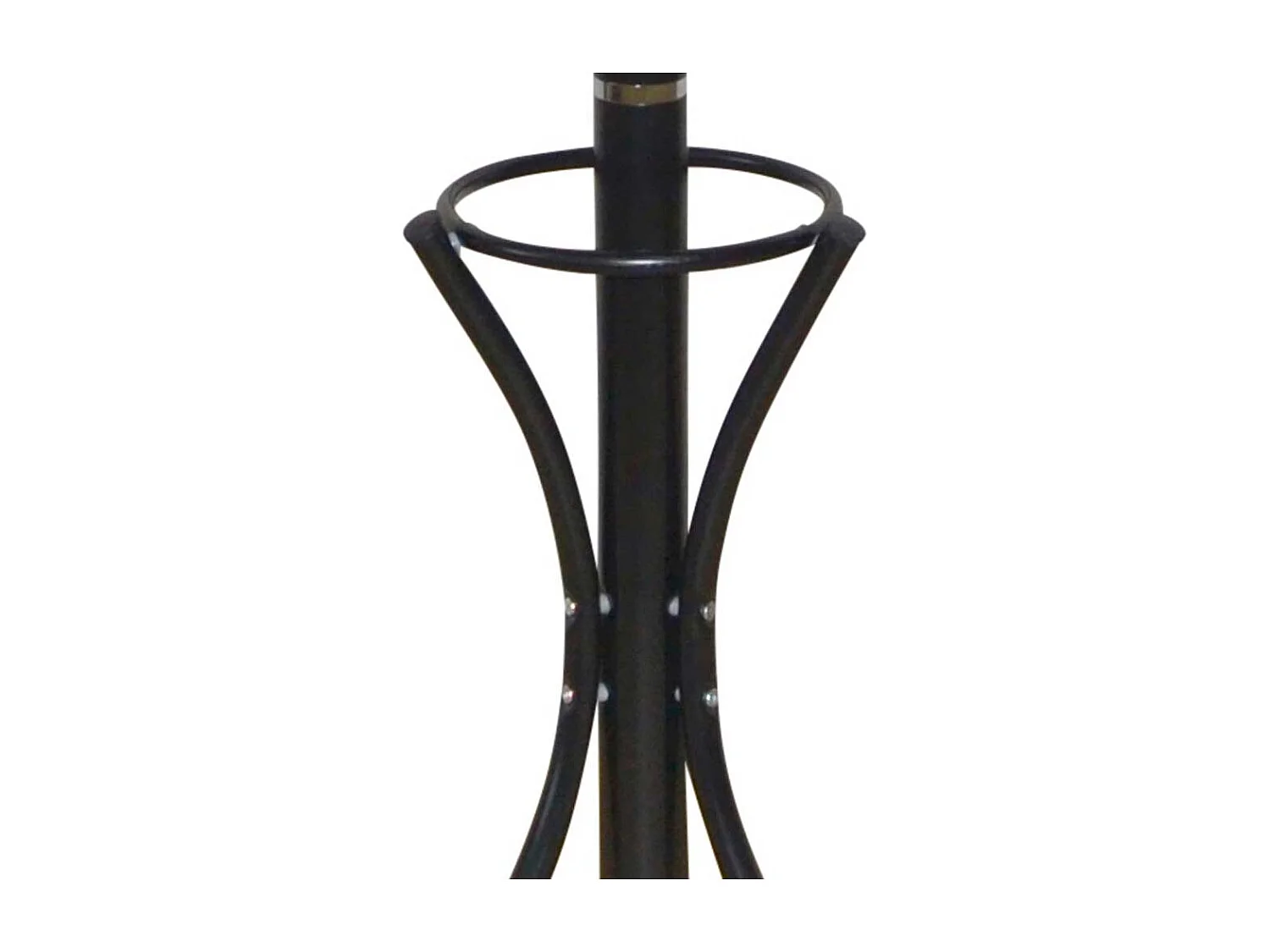 Garderobenstaender schwarz aus Metall Landhaus Vintage Look