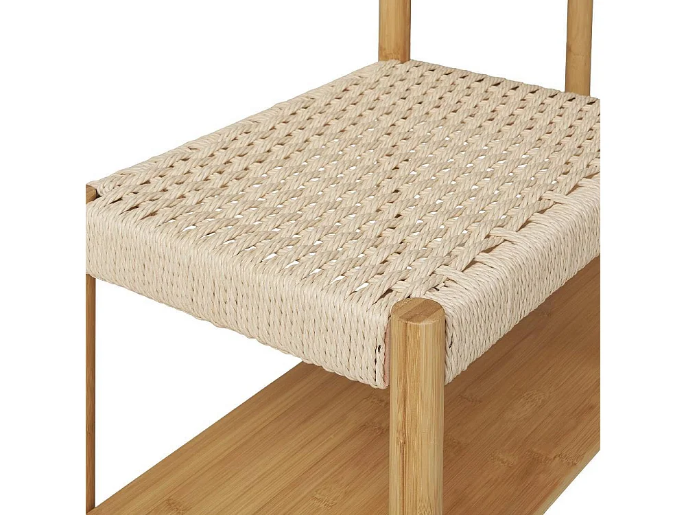 Standgarderobe Garderobenmöbel aus Bambus in Naturfarben