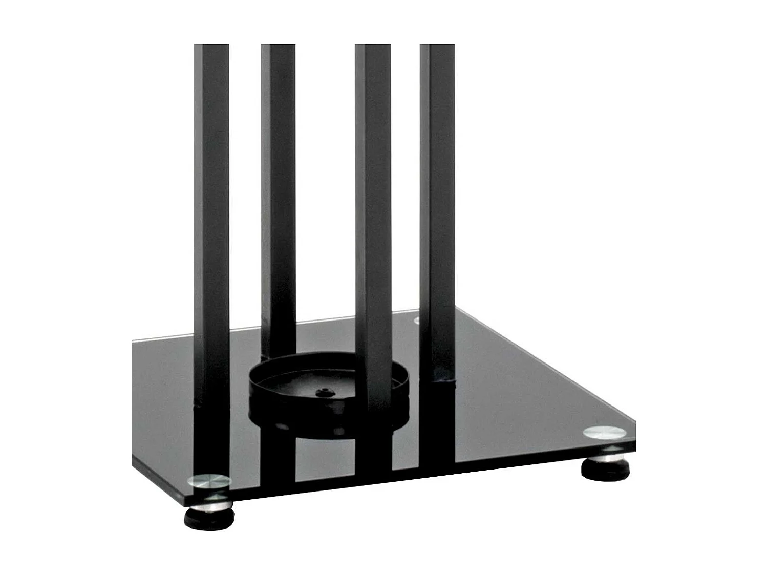 Standgarderobe aus Stahl Anthrazit mit Schirmständer