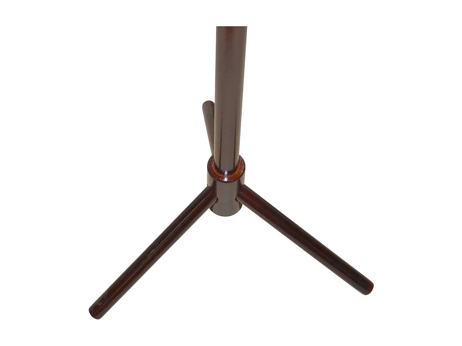 Garderobenständer braun aus Buche Massivholz 8 Kleiderhaken