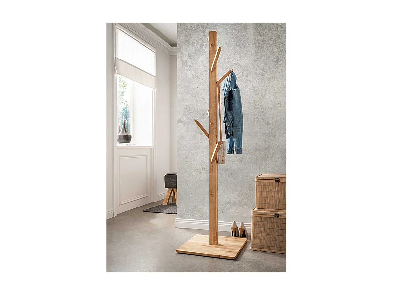 Kleiderständer Garderobenständer in Wildeichefarben geölt