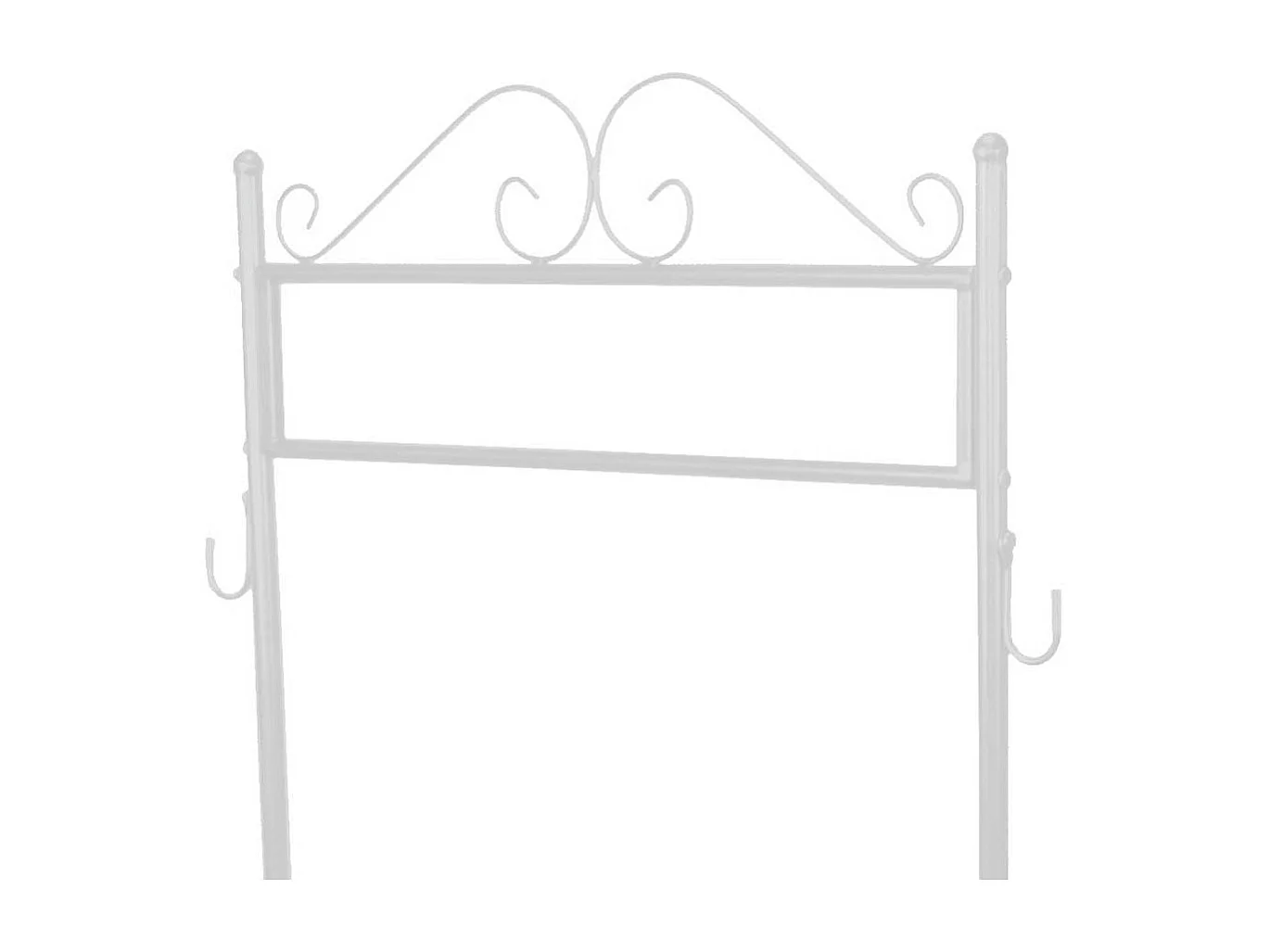 Kleiderständer in Creme Weiß Schuhablage