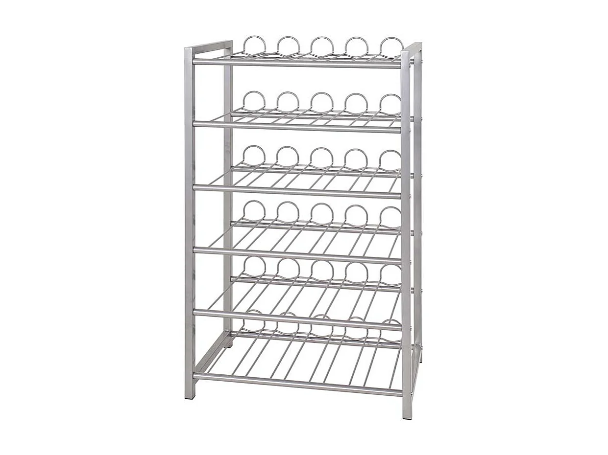 Küchenregal für Flaschen Stahl