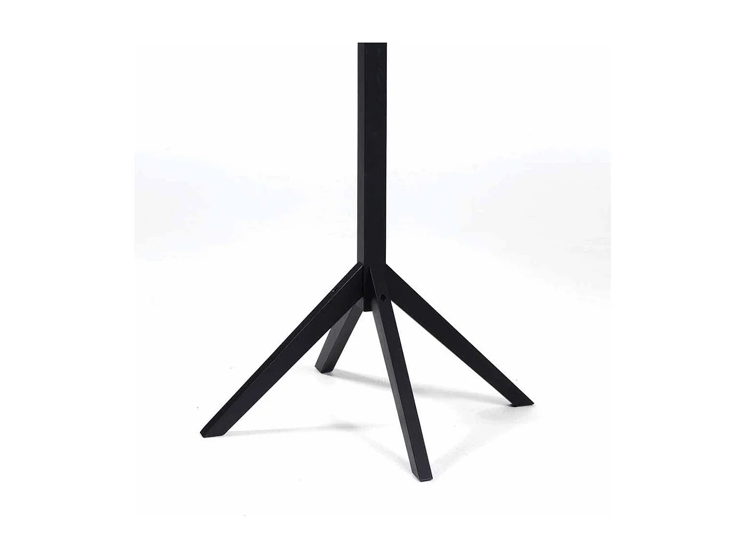 Garderobenständer in Schwarz Eiche Massivholz