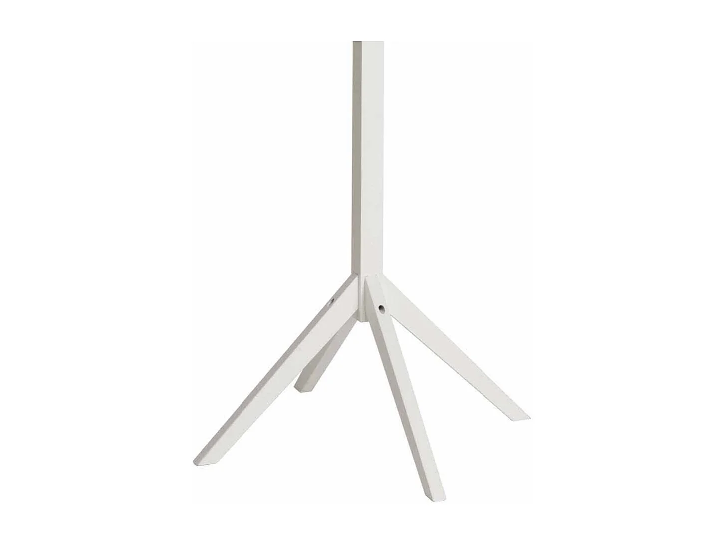 Standgarderobe in Weiß Birke Massivholz