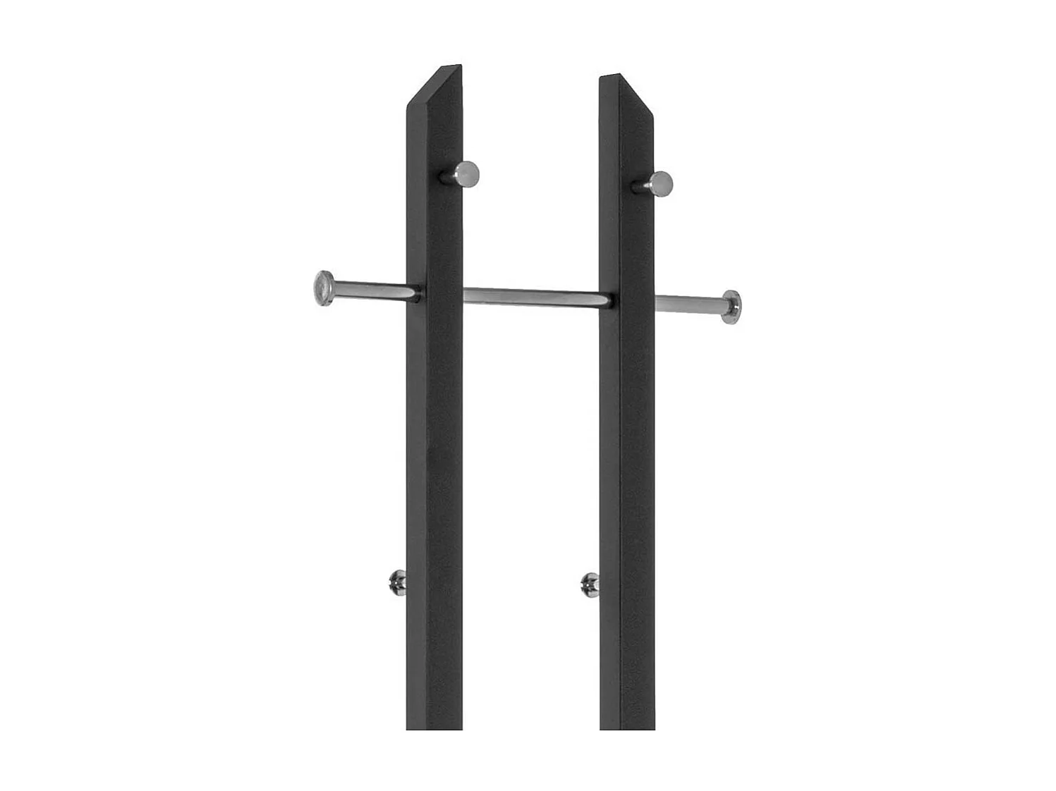 Bürogarderobe in Schwarz Stahl