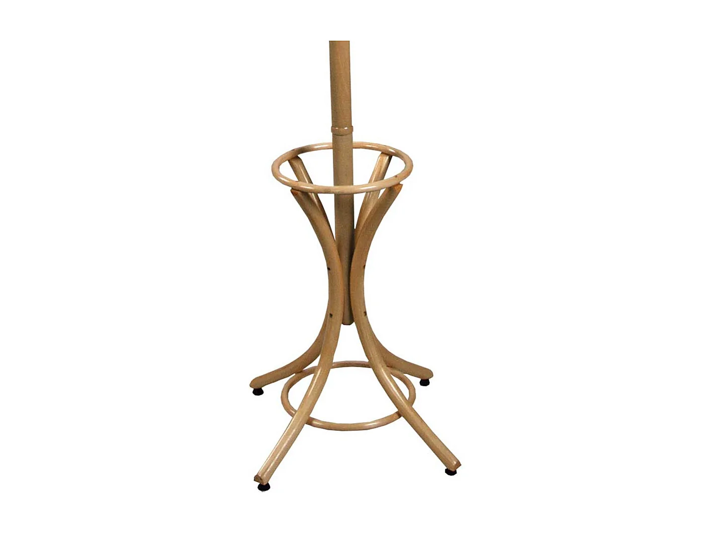 Vintage Garderobenständer in Naturfarben Birke Massivholz