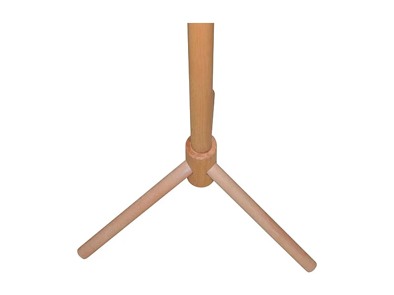 Holzgarderobe Buche in modernem Design 8 Kleiderhaken