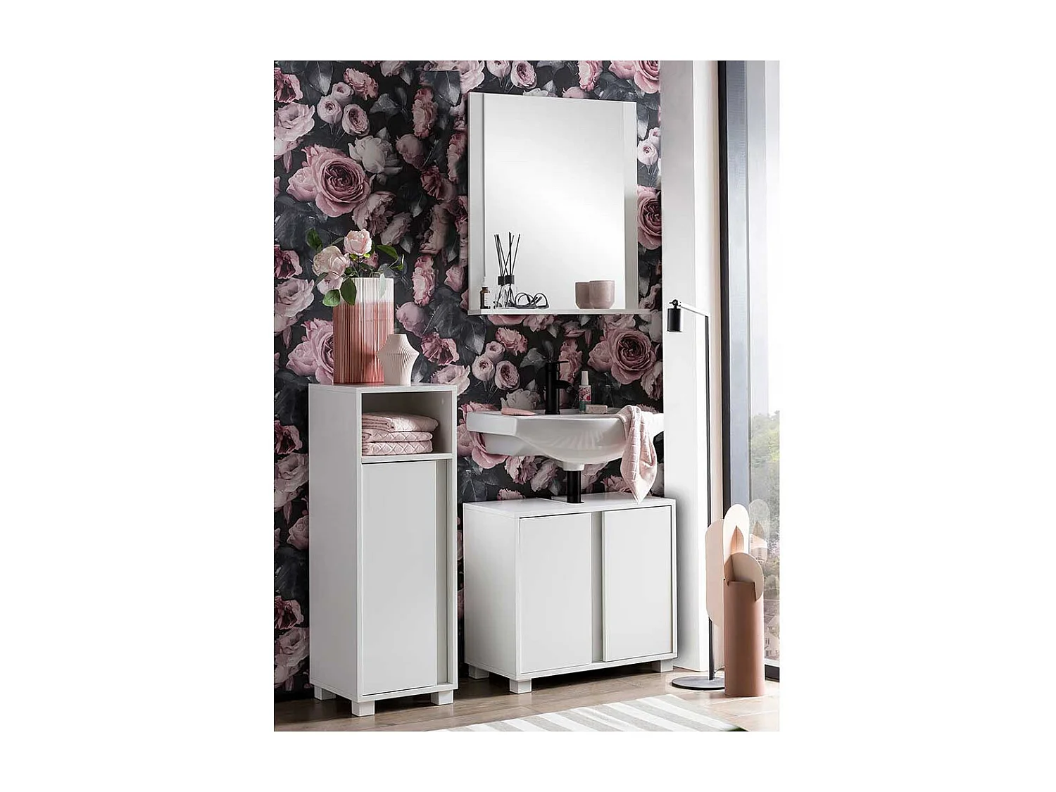 Badezimmerspiegel in Weiß Made in Germany