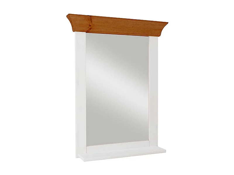 Landhaus-Spiegel aus Kiefer Massivholz 65 cm breit - 85 cm hoch