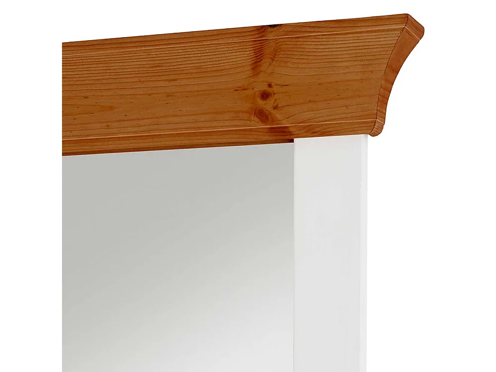 Landhaus-Spiegel aus Kiefer Massivholz 65 cm breit - 85 cm hoch