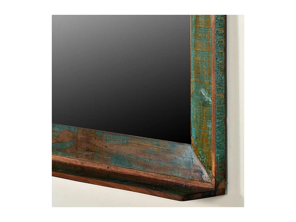 Flurspiegel aus Massivholz Ablage