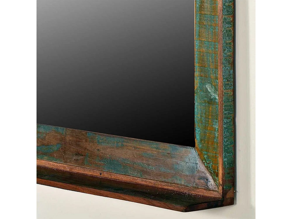 Flurspiegel aus Massivholz Ablage