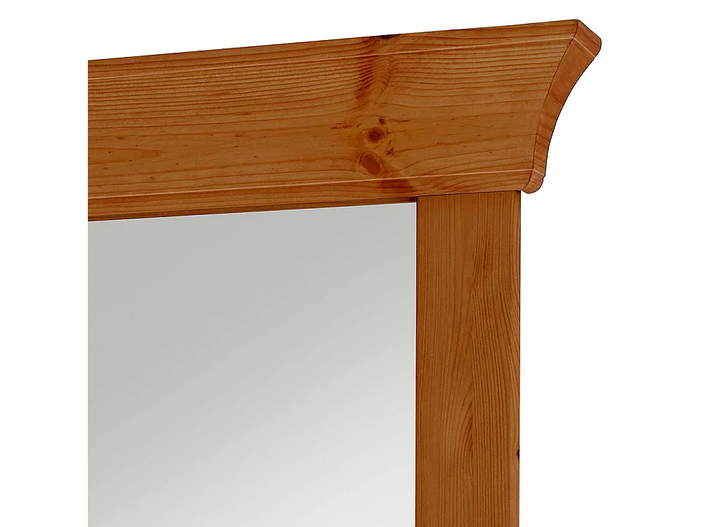 Wandspiegel Landhaus Kiefer mit Ablage 85 cm hoch